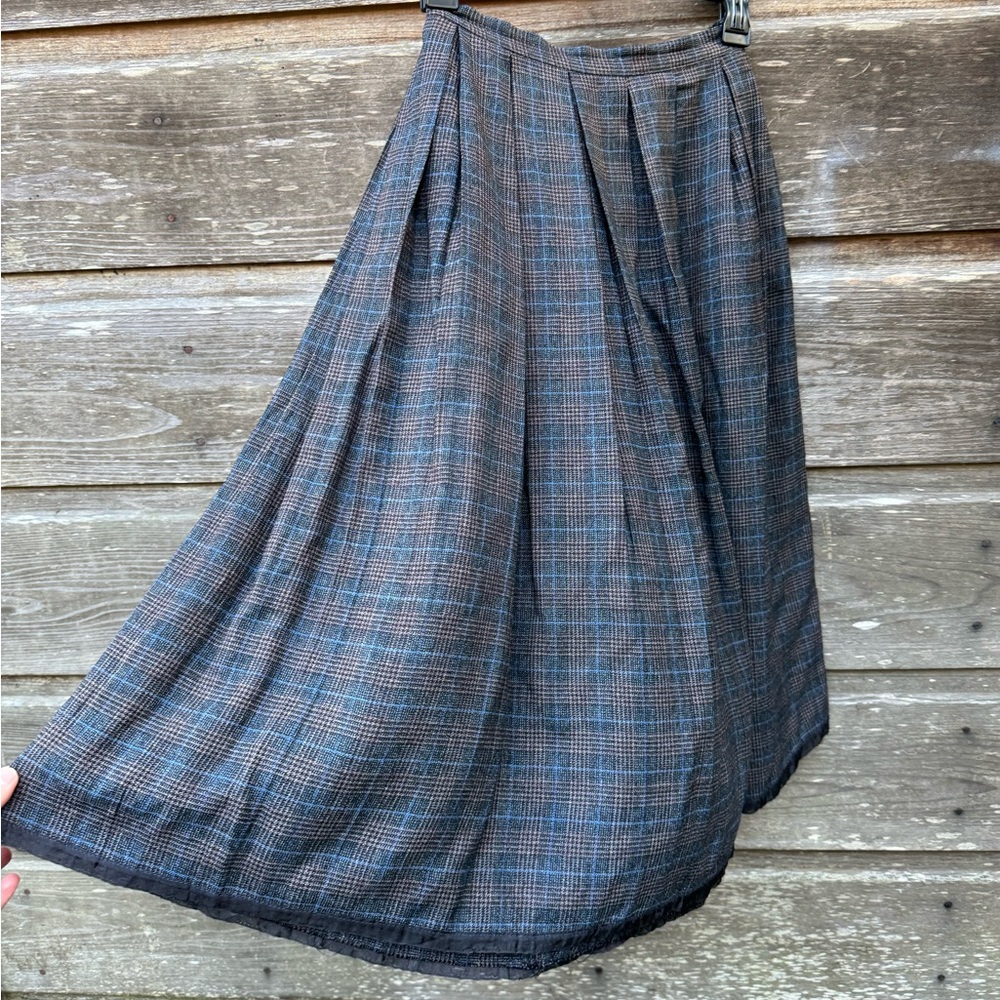 Plaid Gray Skirt